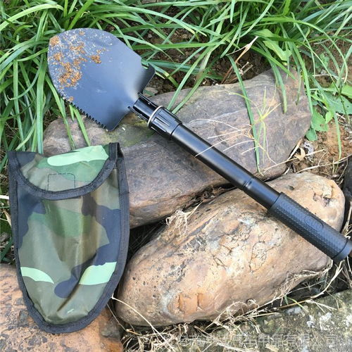 工兵鏟多功能小號軍工用鐵鍬鏟子釣魚戶外用品錳鋼折疊兵工鏟中國