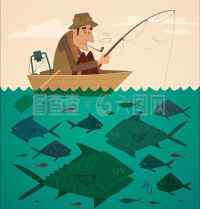 釣魚圖片